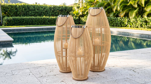 Lombok Natural Rattan Lantern